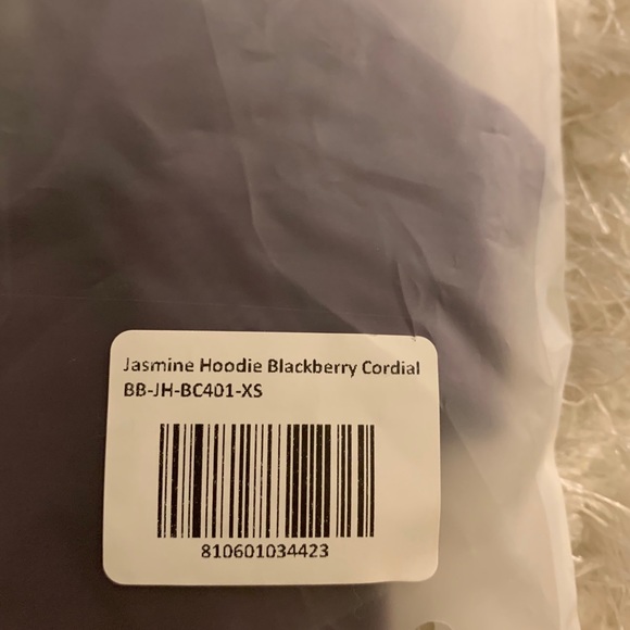 NWB Buffbunny Jasmine Hoodie BlackBerry Cordial - Picture 6 of 7